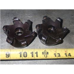 (2) Fette Face Mills