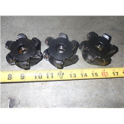 (3) Fette Face Mills