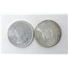 Image 2 : Two 1964 Canadian 80% Silver Dollar Coins