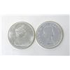 Image 2 : One 1963 & One 1965 Canadian 80%  Silver Dollar