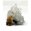 Image 2 : 2.5 Oz. Crystal with Hand Carved Skull Center