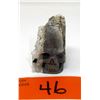Image 1 : 3 Oz. Crystal with Hand Carved Skull Center