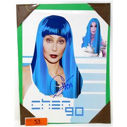 Autographed Cher Poster - 12" x 15"