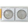Image 2 : Two Vintage USA .900 Silver Dollar Coins