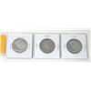 Image 2 : Three .900 Silver USA 1940s Liberty 50¢ Coins