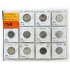 Image 1 : 11 Different Canadian Quarters - 1960 to 1969