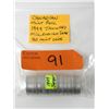 Image 1 : 1999 Canada Mint Sealed Roll of 40 Quarters
