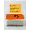 Image 1 : 2017 Canada Mint Sealed Roll of 40 Quarters