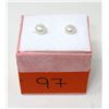 Image 2 : New 10KT Yellow Gold Pearl Stud Earrings