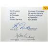 Image 2 : Rare Service Certificate Signed by Pierre Trudeau