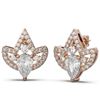 Image 2 : 1.54 ctw Diamond Earrings 18K Rose Gold