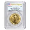 Image 1 : 2006-W 1 oz Burnished Gold Eagle MS-70 PCGS (FirstStrike?)