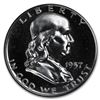 Image 1 : 1957 Franklin Half Dollar Gem Proof