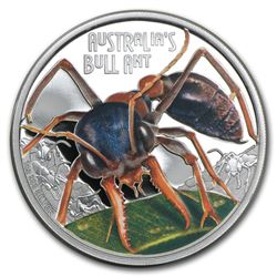 2015 Tuvalu 1 oz Silver Bull Ant Proof