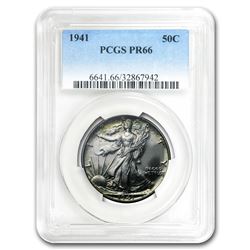 1941 Walking Liberty Half Dollar Proof-66 PCGS