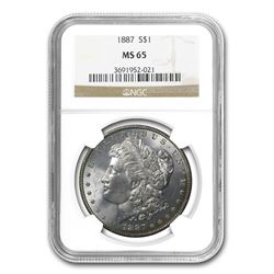 1887 Morgan Dollar MS-65 NGC