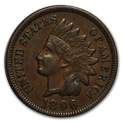 1896 Indian Head Cent AU