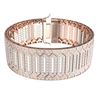 Image 3 : 20 ctw Certified VS/SI Diamond Bracelet 18K Rose Gold