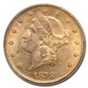 Image 2 : 1878 $20 Liberty Gold Double Eagle MS-60 PCGS