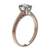 Image 3 : 1 ctw Certified VS/SI Quality Oval Diamond Solitaire Ring 10k Rose Gold