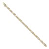 Image 2 : 14k Yellow Gold 1ct Diamond Figure 8 Bracelet - 7 in.