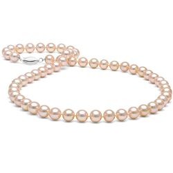 Pink Elite Collection Pearl Necklace, 7.5-8.0mm