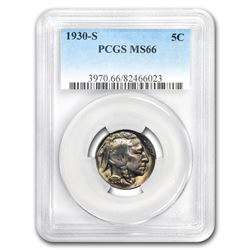 1930-S Buffalo Nickel MS-66 PCGS