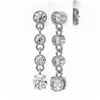 Image 3 : 2 ctw Diamond Designer Earrings 18K White Gold