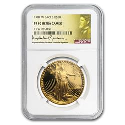 1987-W 1 oz Proof Gold American Eagle PF-70 NGC