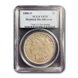 1888-O Morgan Dollar VF-25 PCGS (Doubled Die Obverse)
