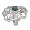 Image 2 : 3.23 ctw Diamond & Pearl Ring 18K White Gold
