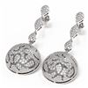 Image 3 : 4.16 ctw Diamond Earrings 18K White Gold