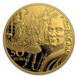 2018 1/4 oz Gold ??50 Europa Star (Baroque & Rococo)
