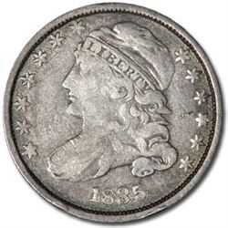 1835 Capped Bust Dime Fine