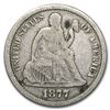 Image 1 : 1877-CC Liberty Seated Dime VG