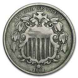 1868 Shield Nickel VF