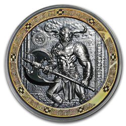 2016 Palau 2 oz Silver Mythical Creatures Collection Minotaur