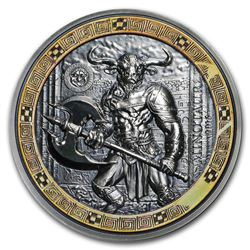 2016 Palau 2 oz Silver Mythical Creatures Collection Minotaur