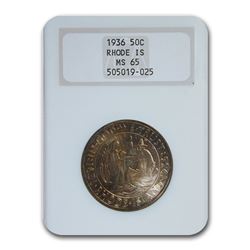 1936 Rhode Island Half Dollar MS-65 NGC
