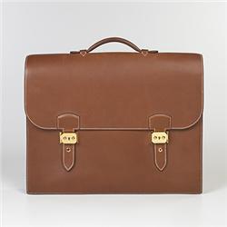 Hermes briefcase France c. 2,000 brown 