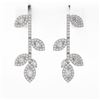 Image 2 : 2.57 ctw Marquise Cut Diamond Designer Earrings 18K White Gold