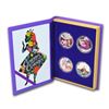 Image 2 : 2018 Niue 1 oz Silver $2 Disney Alice in Wonderland 4-Coin Set