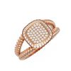 Image 3 : 0.54 ctw Diamond Ring 18K Rose Gold
