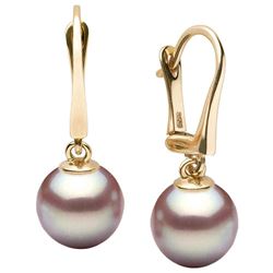 Elite Collection Lavender Freshwater Pearl Dangle Earrings