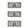 Image 2 : 1963-1969 Trio of FRN Notes Unc 64-66 PMG (Same Serial Numbers)