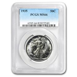 1935 Walking Liberty Half Dollar MS-66 PCGS