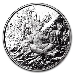 5 oz Silver Proof Round - Celtic Lore (Cernunnos)