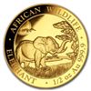 Image 1 : 2019 Somalia 1/2 oz Gold African Elephant BU