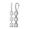 Image 2 : 5.03 ctw Diamond Earrings 18K White Gold