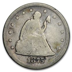 1875-S Twenty Cent Piece Good